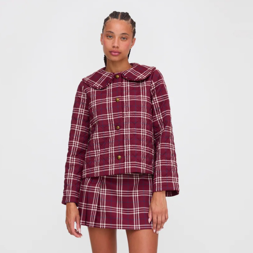 Hill House Plaid Blake Jacket S & Inola Skirt Xs Set In Wallace Plaid
